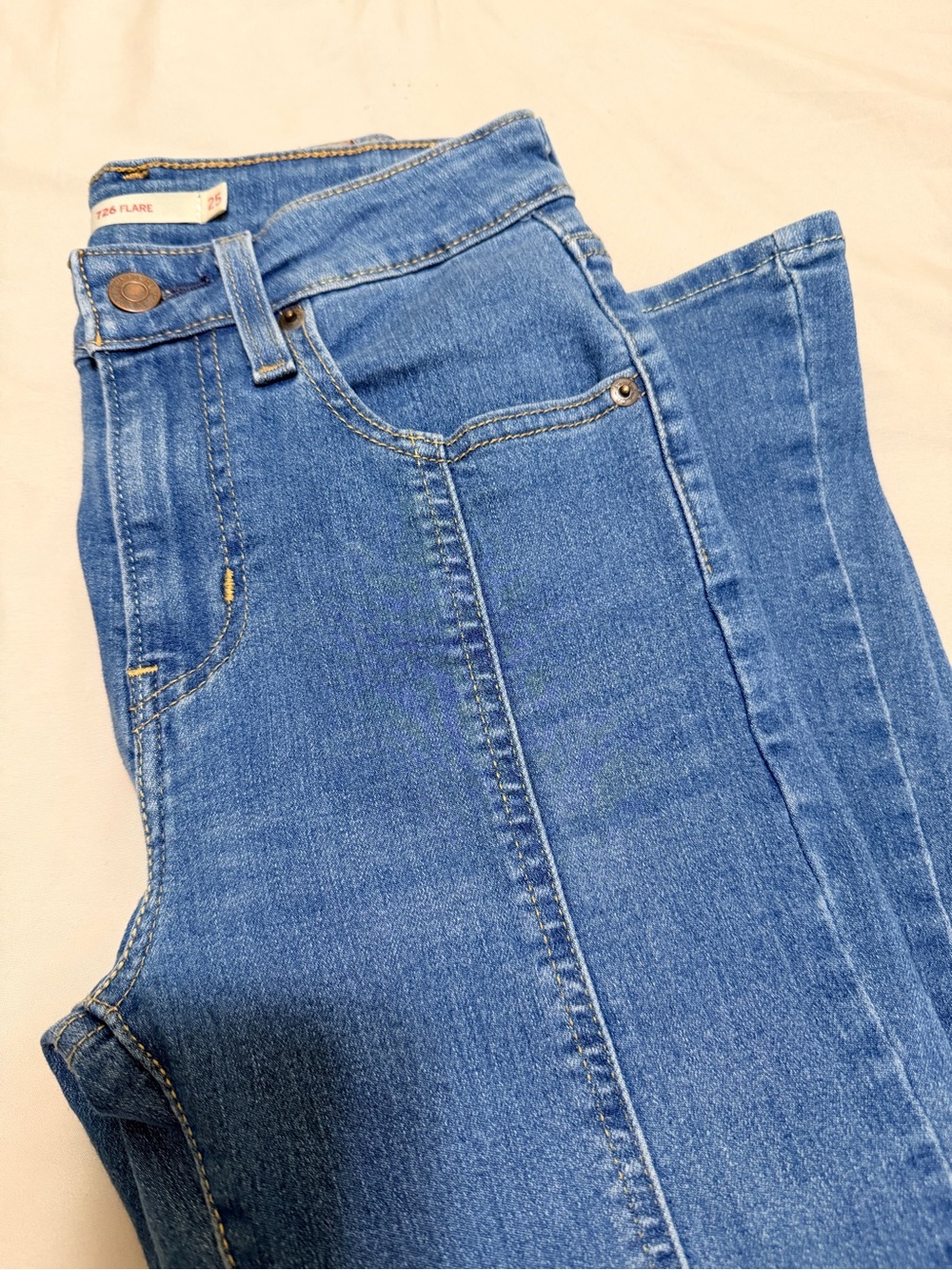 Levi's 726 Flared Denim Jeans - Picture 3 of 7